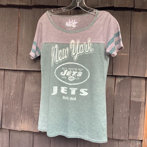 Touch by Alyssa Milano size Large NY Jets short sleeve shirt - Picture 9 of 9